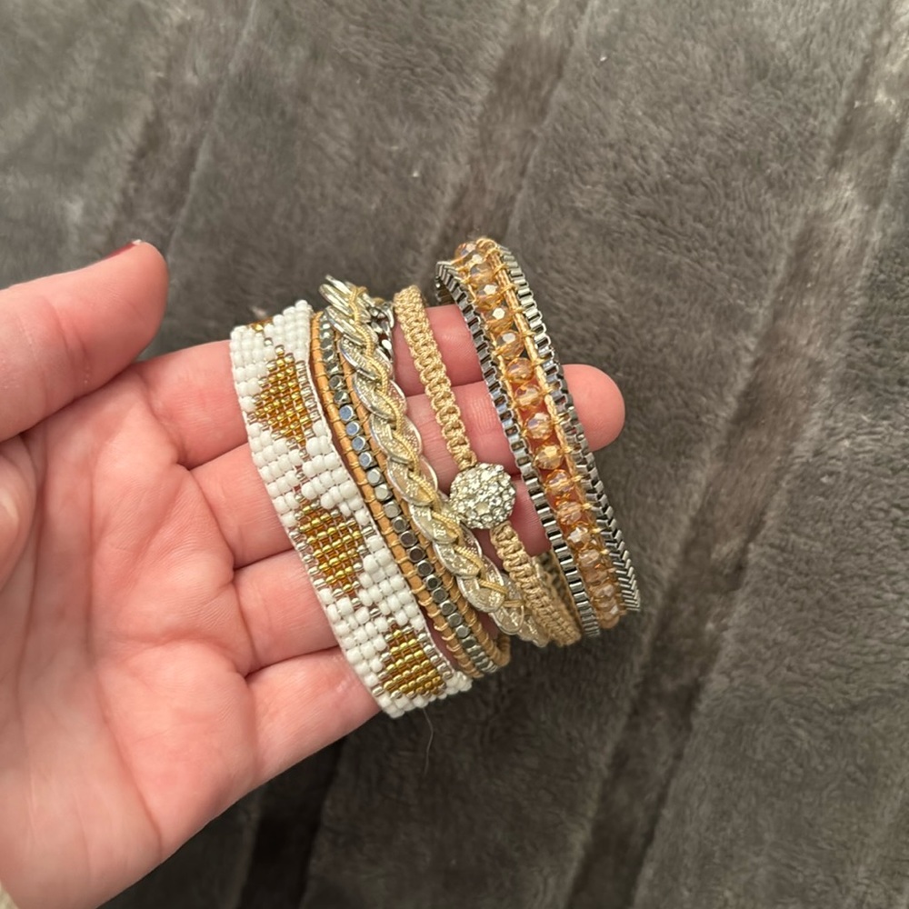 Victoria Emerson Multi Beaded Magnetic Bracelet